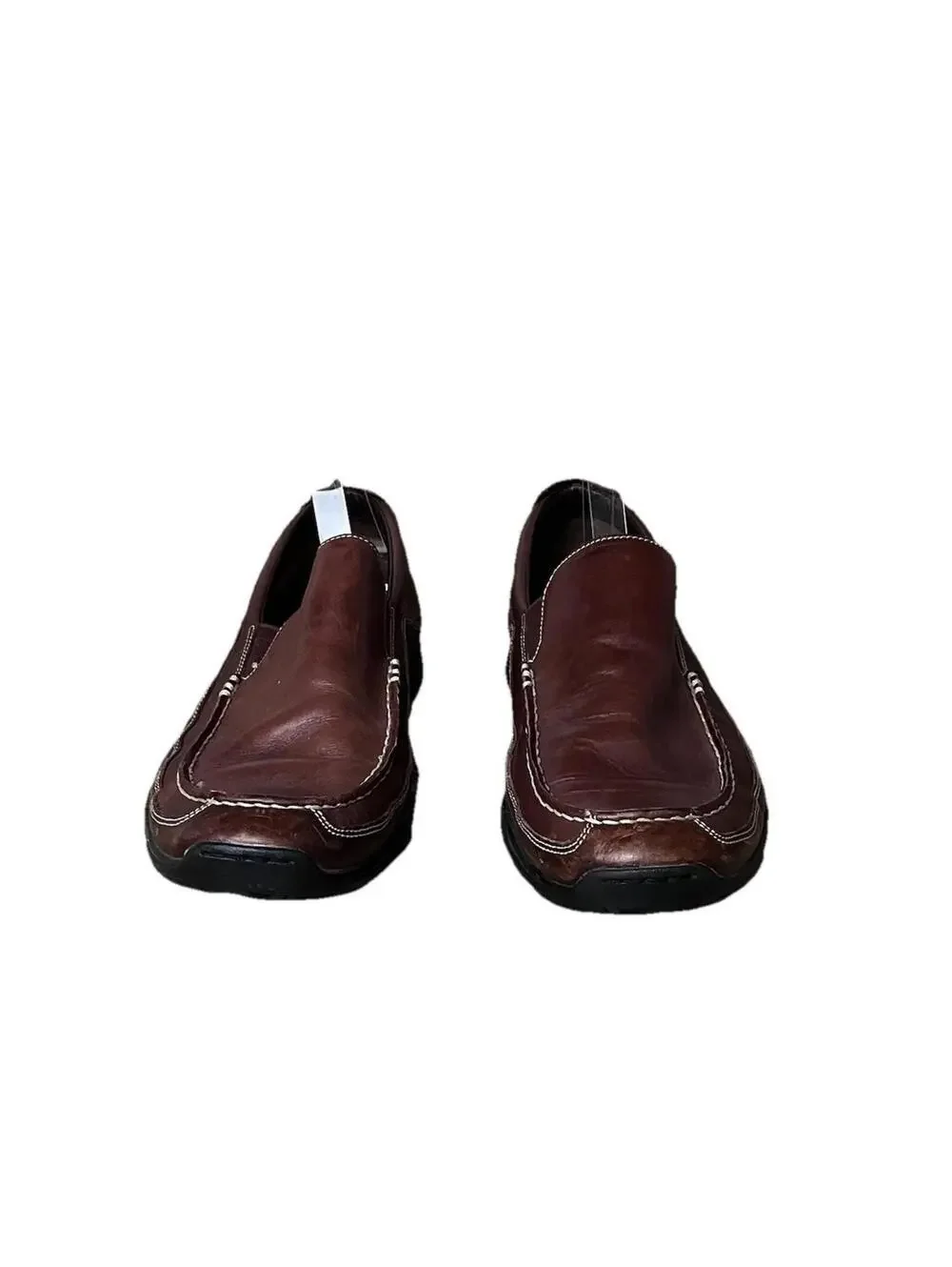 Cole Haan Brown Leather Loafers Men’s 13M Slip On Moc Toe Comfort Dress Shoes